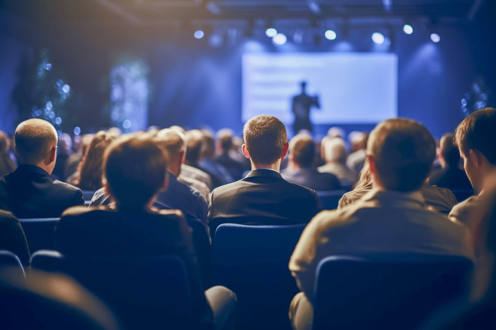 Auditorio durante una presentación de producto